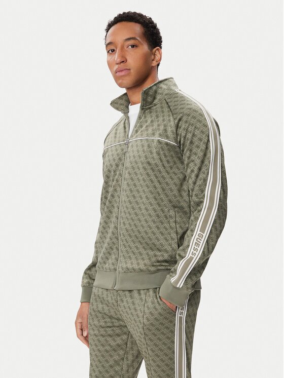 GUESS Hanorac Z6YQ16 K4620 Verde Regular Fit
