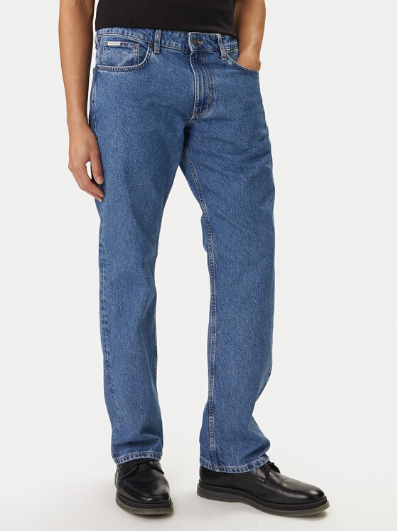 GUESS JEANS Blugi M5YA1B D633A Straight Fit