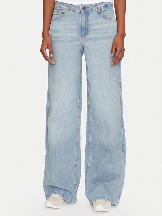 GUESS JEANS Blugi W4BA0Y D5CCA Wide Leg