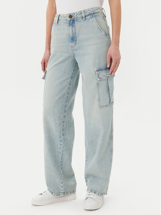 GUESS JEANS Blugi W5RA1R D5M51 Albastru celest Regular Fit
