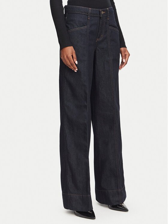 GUESS JEANS Blugi W6YA05 D1179 Wide Leg