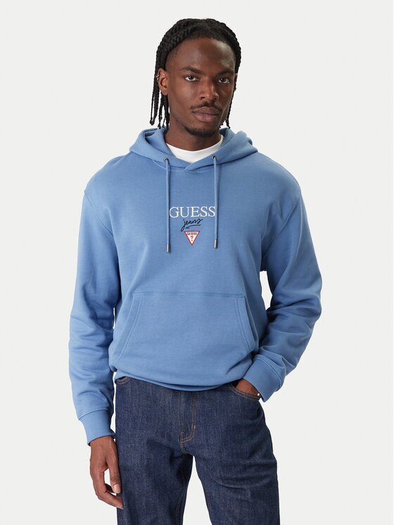 GUESS JEANS Bluză 180299 celest Classic Fit
