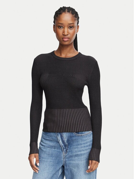 GUESS JEANS Bluză W6BR04 Z1247 Slim Fit