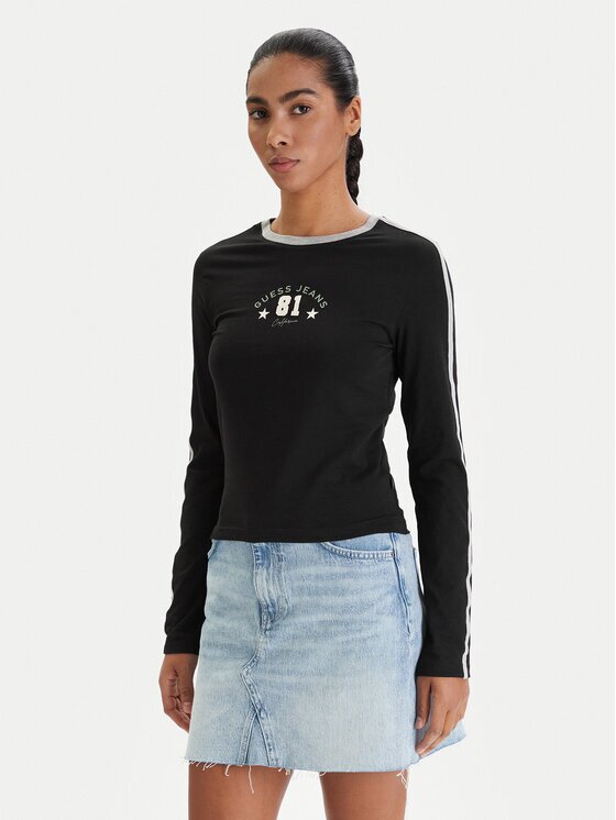 GUESS JEANS Bluză W6RI17 J1314 Regular Fit