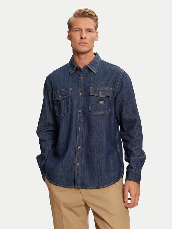 GUESS JEANS cămașă de blugi M4BH56 D5EI4 Regular Fit