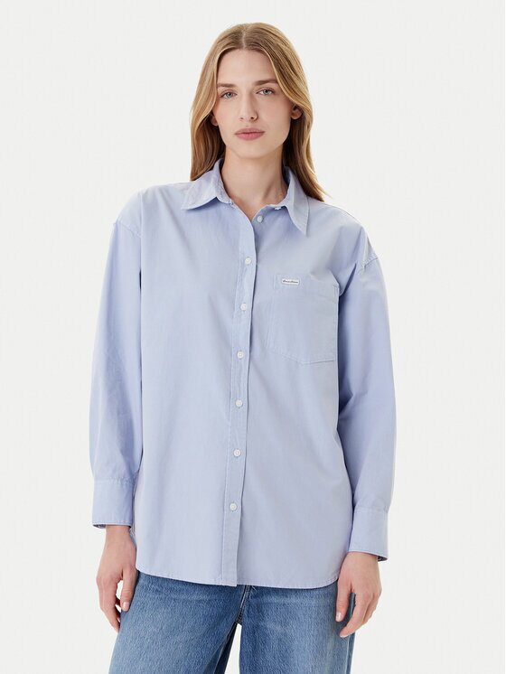 GUESS JEANS Cămașă W4YH22 WGCF1 Relaxed Fit