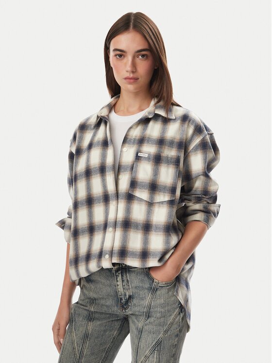 GUESS JEANS Cămașă W5BH40 WGMH1 Regular Fit