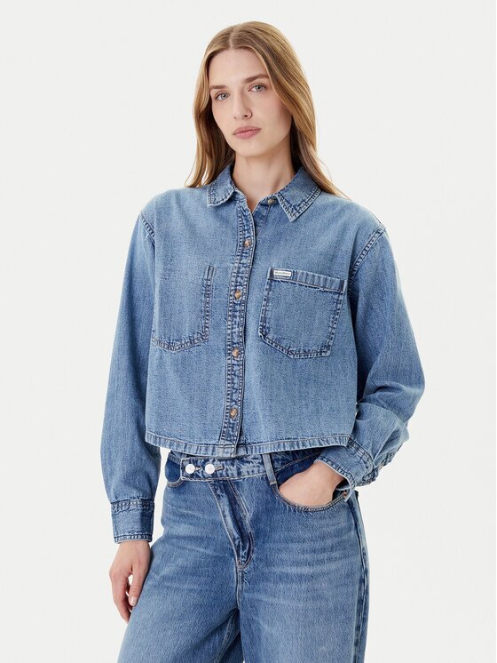 GUESS JEANS Cămașă W5YH0D D5M86 Regular Fit