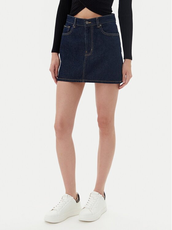 GUESS JEANS Fustă de blugi W5YD0Q D5M4C Regular Fit
