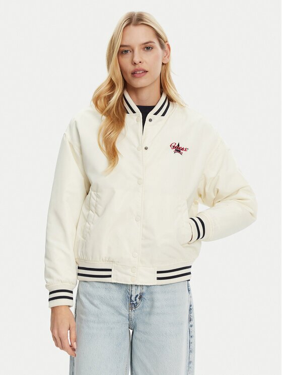 GUESS JEANS Geacă bomber W5RL43 WHAA2 Regular Fit