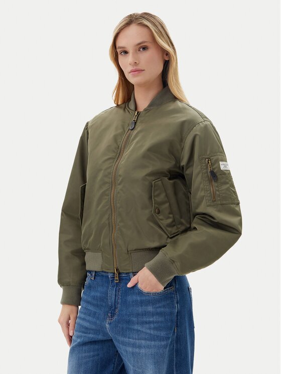 GUESS JEANS Geacă bomber W5RL81 WHAA2 Regular Fit