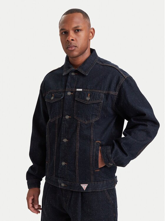 GUESS JEANS Geacă de blugi M6YN38 D1314 Oversize