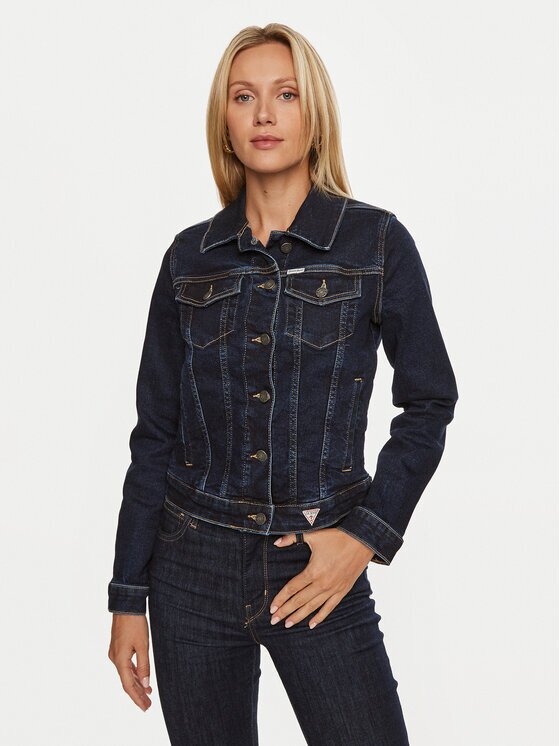 GUESS JEANS Geacă de blugi W4YN55 D5CB1 Regular Fit