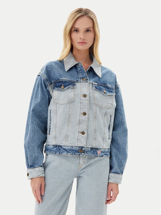 GUESS JEANS Geacă de blugi W5YN56 D5M56 Regular Fit