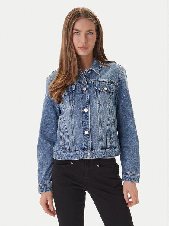 GUESS JEANS Geacă de blugi W6GN14 D0971 Regular Fit