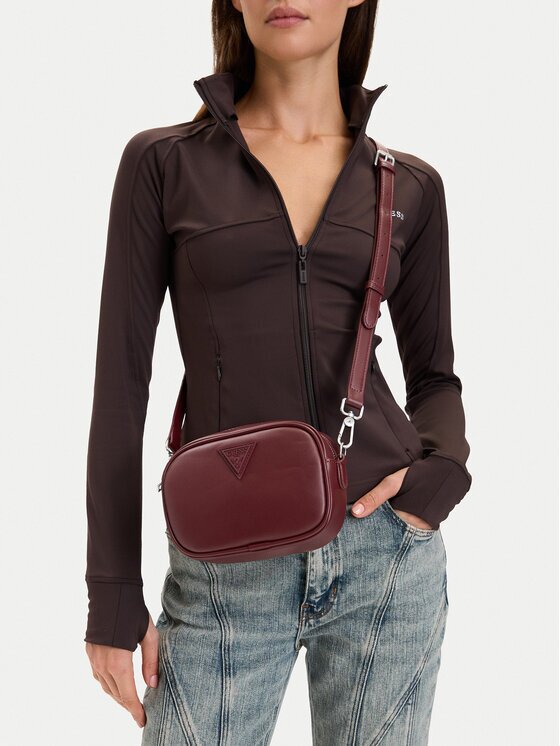 GUESS JEANS Geantă CEO-GUESS-B-012-09 Vișiniu
