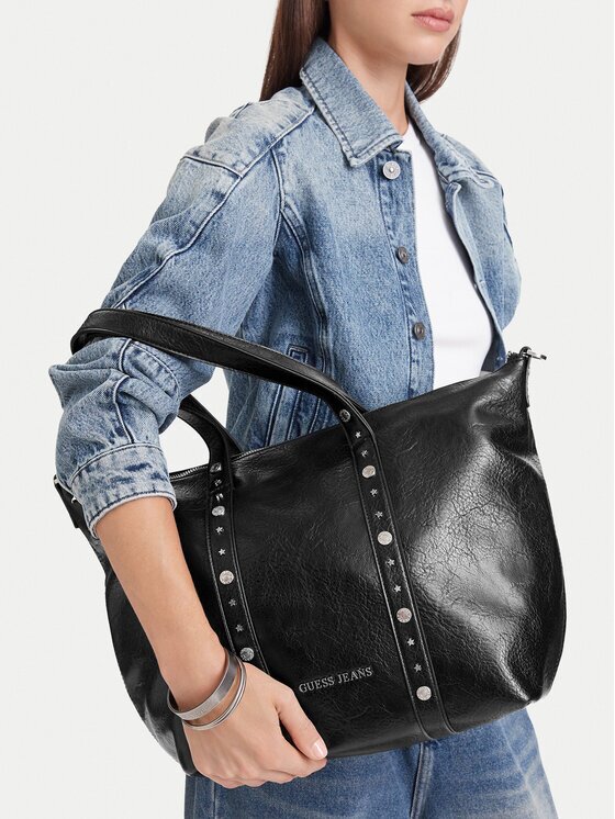 GUESS JEANS Geantă CEO-GUESS-S-009-10 Negru