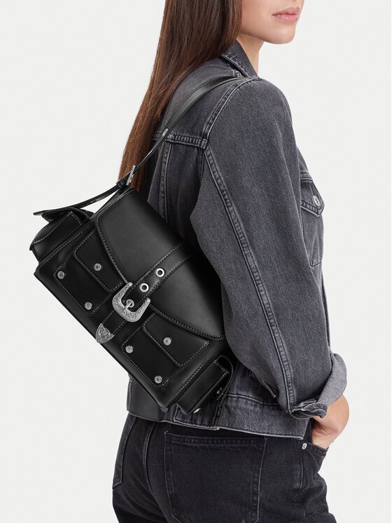 GUESS JEANS Geantă CEO-GUESS-XC-002-10 Negru