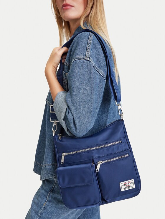 GUESS JEANS Geantă CWBEO-GUESS-B-004-10 Bleumarin