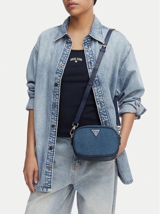 GUESS JEANS Geantă CWBEO-GUESS-B-012-09 Bleumarin
