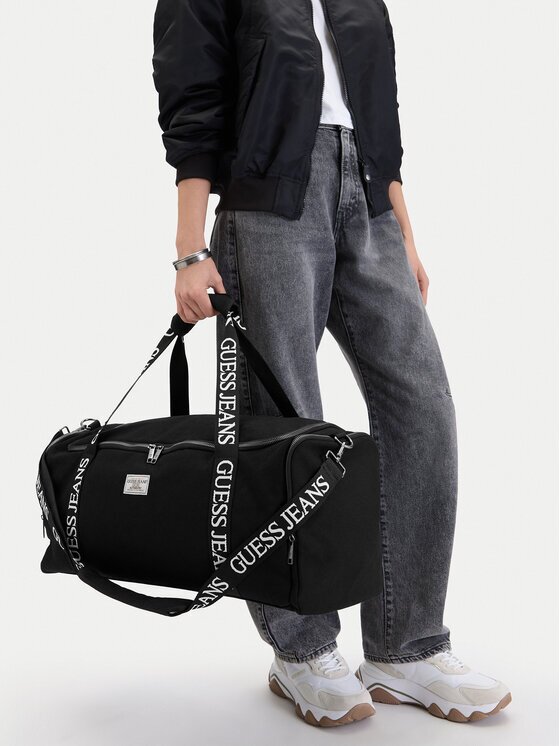 GUESS JEANS Geantă de weekend CWBEO-GUESS-B-008-09 Negru