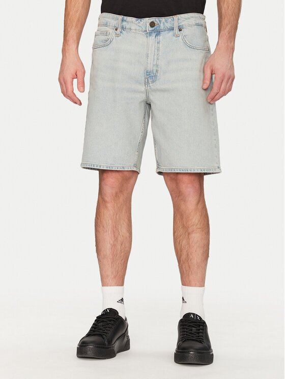 GUESS JEANS Pantaloni scurți de blugi M4YD37 D5M51 Regular Fit