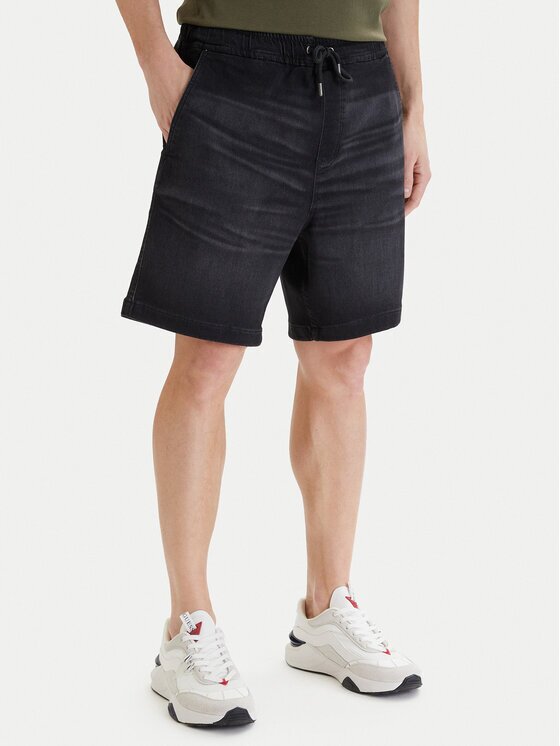 GUESS JEANS Pantaloni scurți de blugi M6GD35 D8003 Relaxed Fit