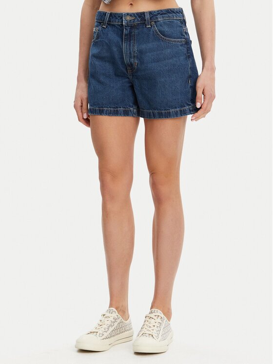 GUESS JEANS Pantaloni scurți de blugi W5GD0S D5O12 Regular Fit