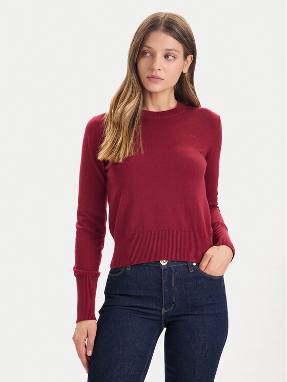 GUESS JEANS Pulover W4BR83 Z3HO2 Roșu Regular Fit