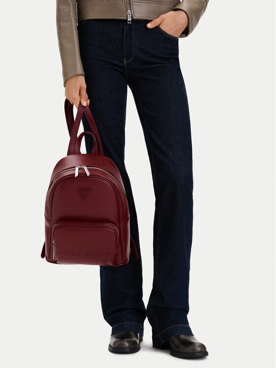 GUESS JEANS Rucsac CEO-GUESS-B-011-09 Vișiniu