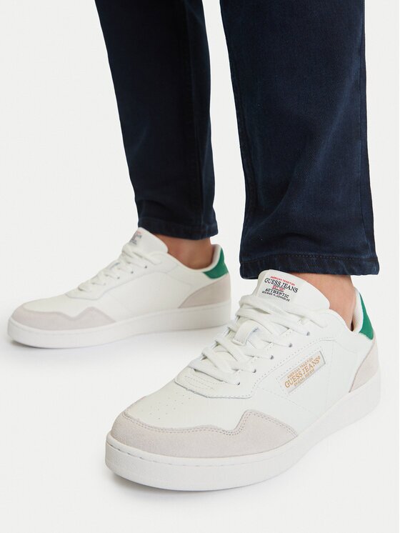 GUESS JEANS Sneakers CWBEO-LUNARI-01 WE Alb