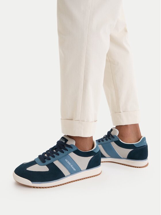 GUESS JEANS Sneakers EO-DELAND-01 WE Albastru