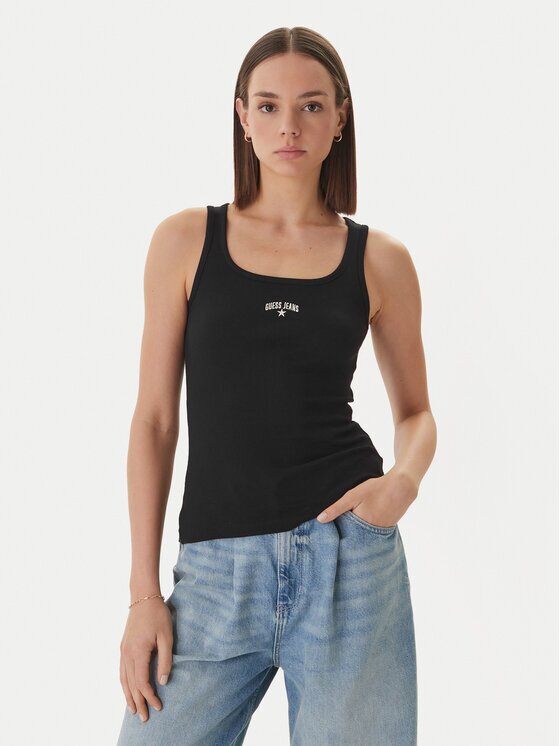 GUESS JEANS Top W6GPZ2 KA0H1 Slim Fit