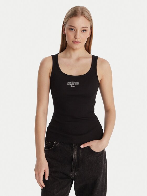 GUESS JEANS Top W6RP20 KA0H1 Slim Fit