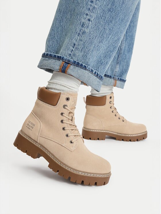 GUESS JEANS Trappers EO-V12-1303 Bej