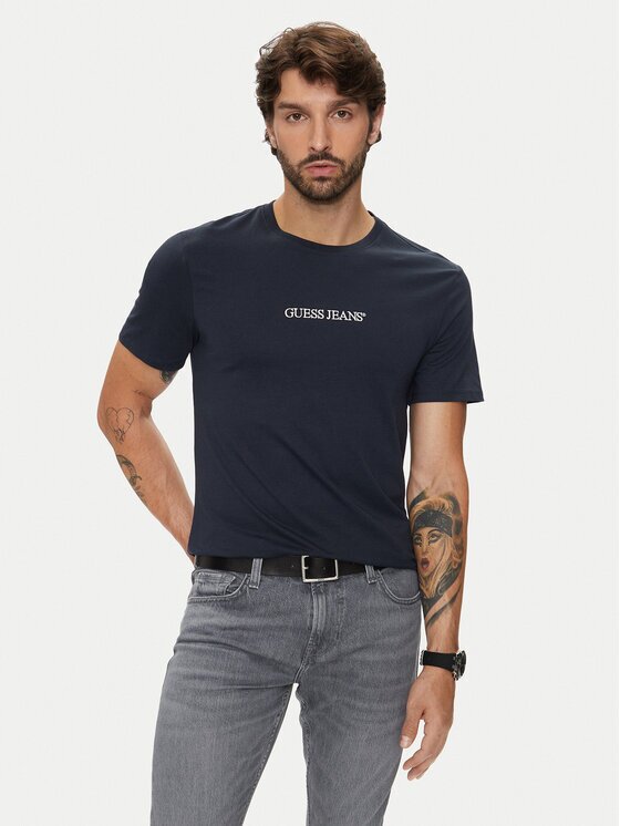 GUESS JEANS Tricou M4YI52 K8HM0 Slim Fit