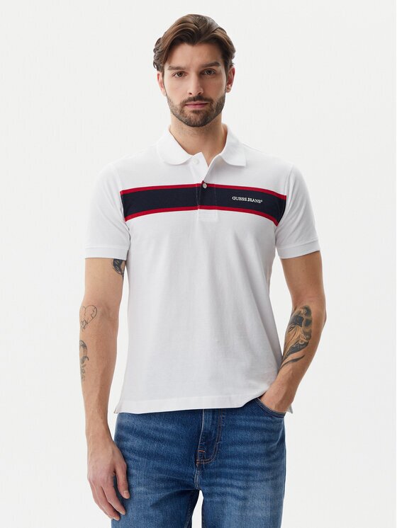 GUESS JEANS Tricou polo M5GP29 KCJV1 Regular Fit