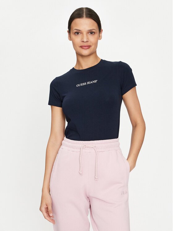 GUESS JEANS Tricou W4YI01 J1314 Slim Fit