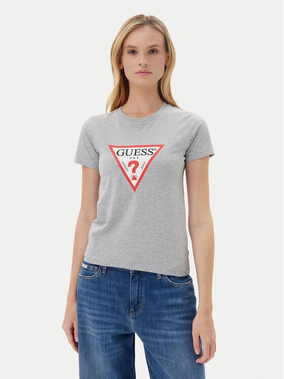 GUESS JEANS Tricou W4YI04 J1314 Slim Fit
