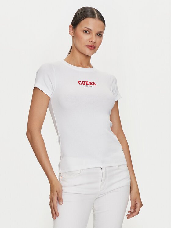 GUESS JEANS Tricou W4YI64 KA0H1 Slim Fit