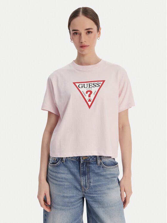 GUESS JEANS Tricou W4YI73 K8HM0 Regular Fit