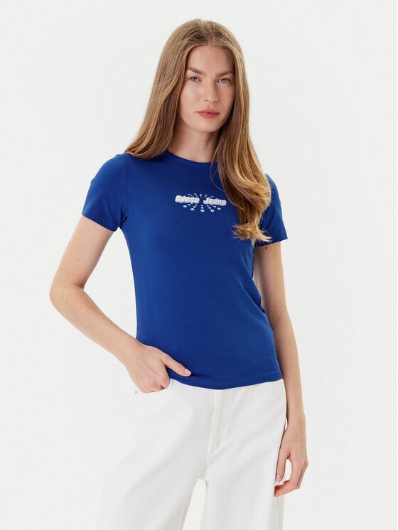 GUESS JEANS Tricou W5YI04 J1314 Slim Fit