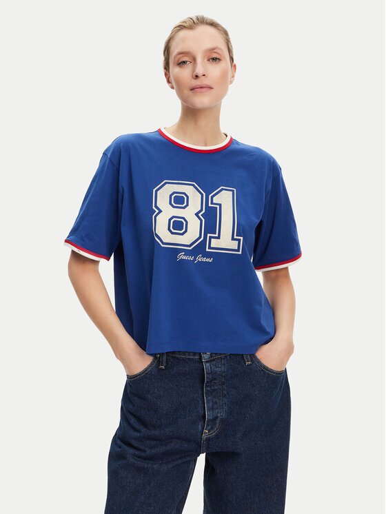 GUESS JEANS Tricou W5YI19 K8HM0 Regular Fit