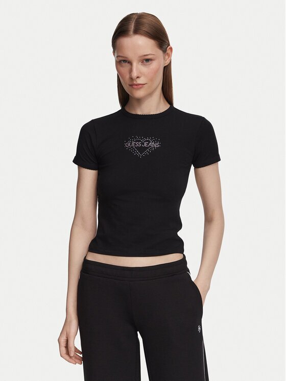 GUESS JEANS Tricou W6YI05 K3640 Slim Fit