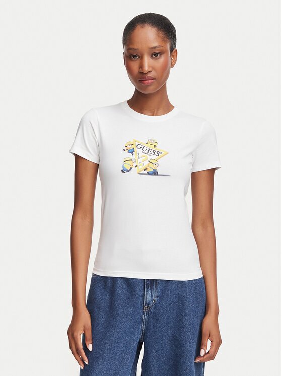 GUESS JEANS Tricou W6YI62 K6415 Regular Fit