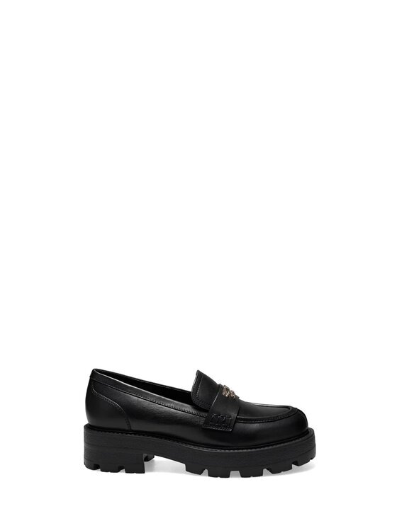 GUESS Loafers FLFYAM LEA14 Negru