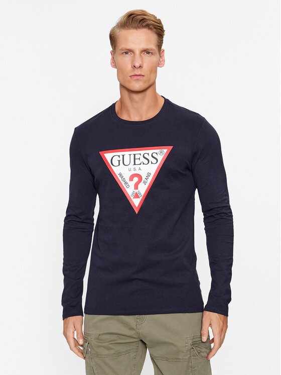 GUESS Longsleeve Original Logo M2YI31 I3Z14 Slim Fit