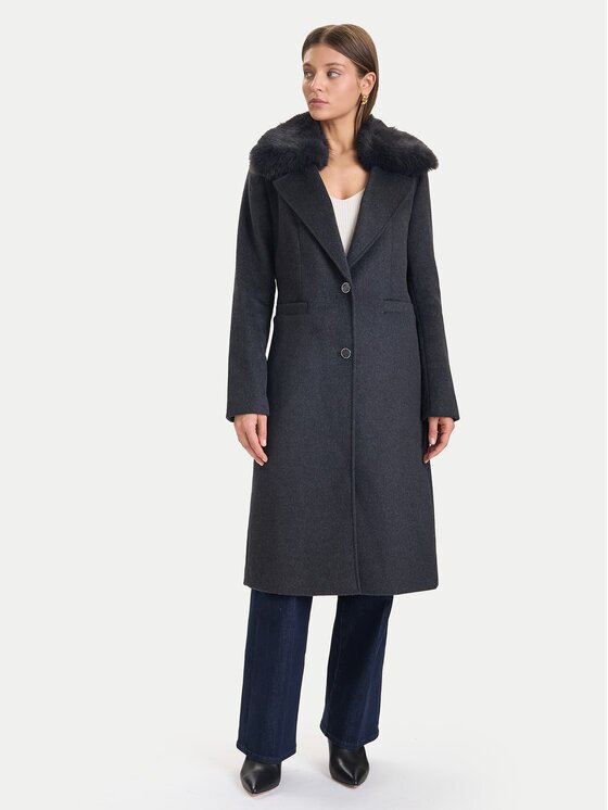 GUESS Palton de lână W5BL19 W2642 Regular Fit