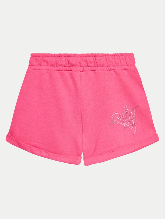GUESS Pantalon scurți din material J4GD13 KA6R3 Regular Fit