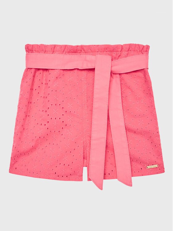 GUESS Pantalon scurți din material K3GD02 WFBC0 Regular Fit